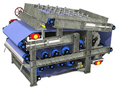 Գոտի կոմունալ ֆիլտրի մամլիչներ DAKT-Inziniring