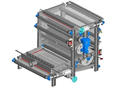 Գոտի ուղղահայաց ֆիլտրի մամլիչներ DAKT-Inziniring